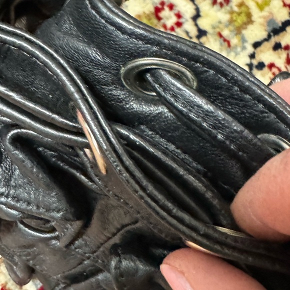 Adreanne Vittadini mini purse, lamb leather, magnetic closer, great condition - Picture 7 of 9